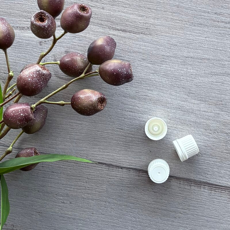 18mm white tamper evident dripolator cap x 3