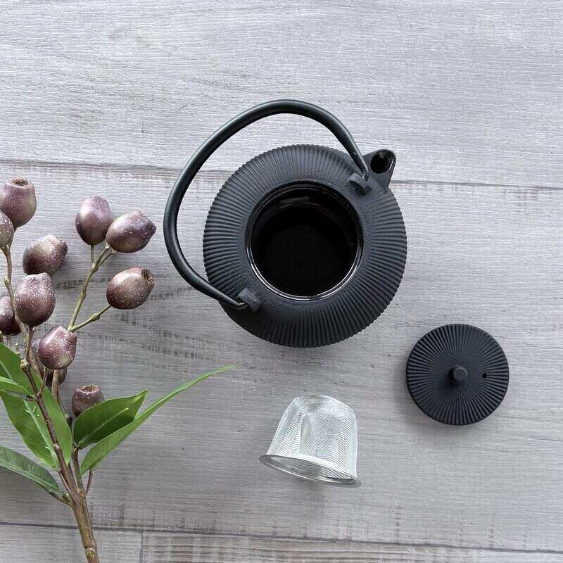 Cast Iron Teapot 700ml - Black