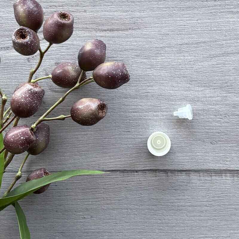 18mm white tamper evident dripolator cap