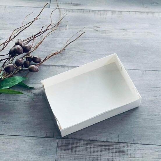 slim lined hamper with clear lid - centaur packaging