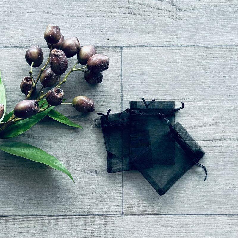 Small Black Organza bag - centaur packaging