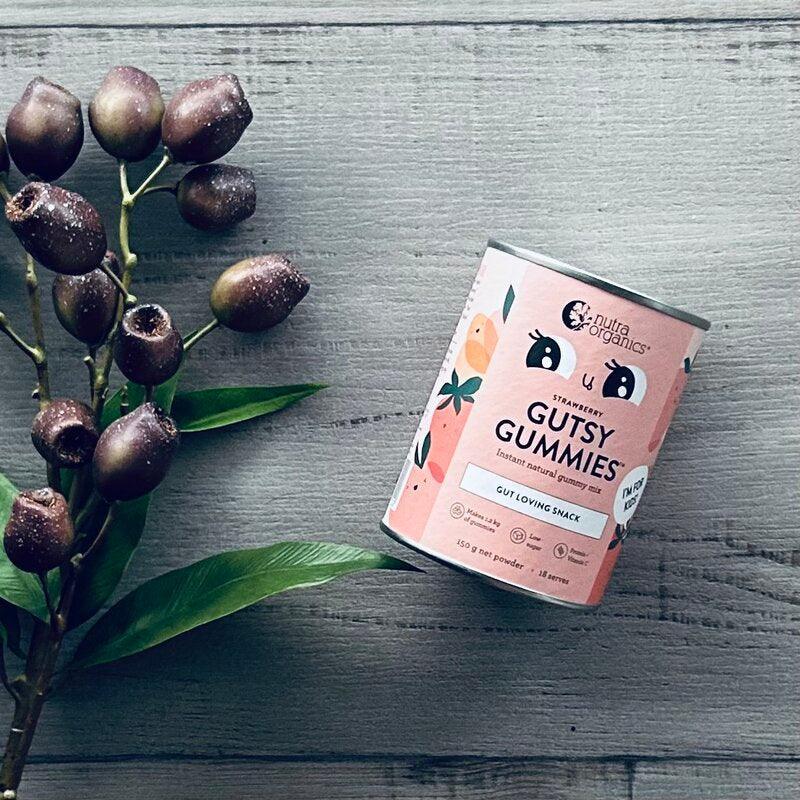 Strawberry Gutsy Gummies-150gm - TIN-centaur packaging