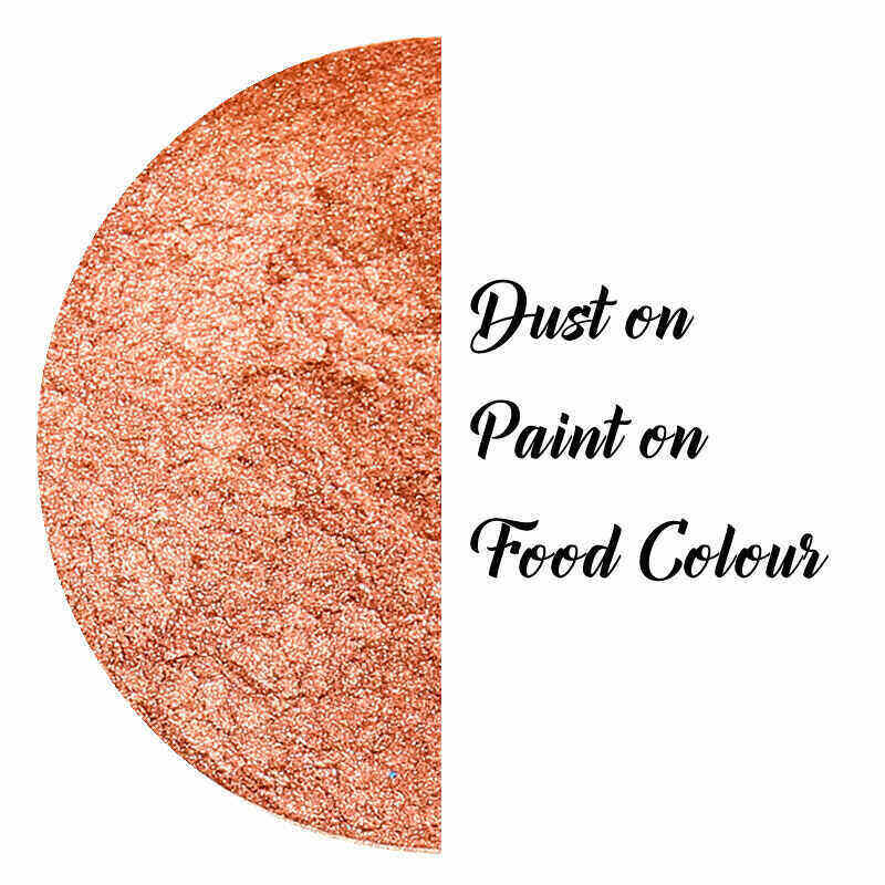 Rolkem special blend rose gold shimmer dust uses