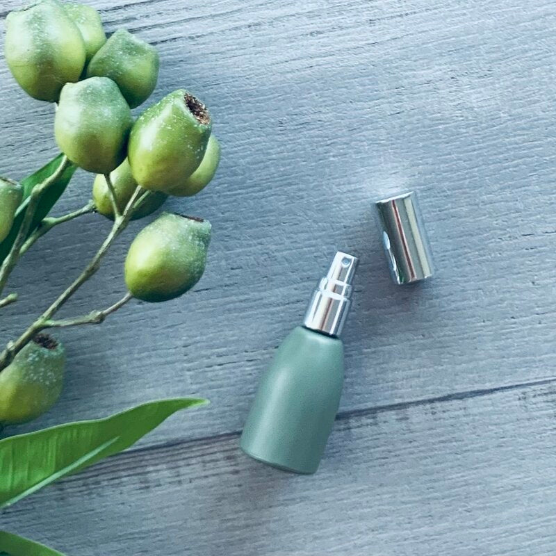 12ml tara sage bottle with silver perfume mister