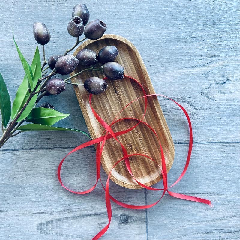 6mm double aced satin ribbon terracotta 25mt