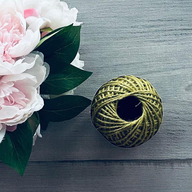 Twine Ball Nutscene 40mtr - Olive - centaur packaging