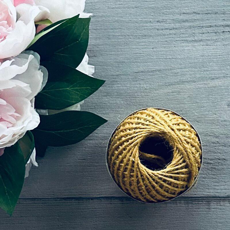 Twine Ball Nutscene 40mtr - Saffron - centaur packaging