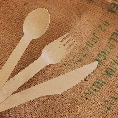 Wooden Bamboo Spork - Pack 100 - centaur packaging