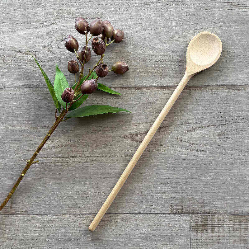 Wooden Spoon - Beechwood 45cm long round head