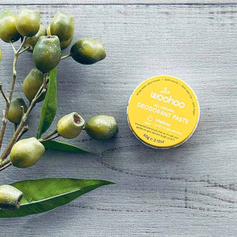 Deodorant Paste Sensitive Tin Mellow Bicarb Free 60g Centaur Packaging