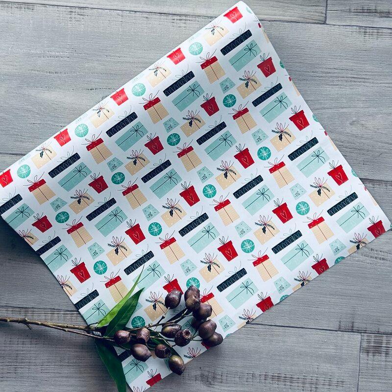 Wrapping Paper - Christmas Presents - centaur packaging