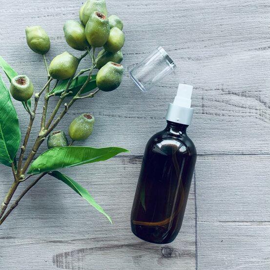 200ml Amber Glass Bottle with Deluxe Silver Mister - centaur packaging