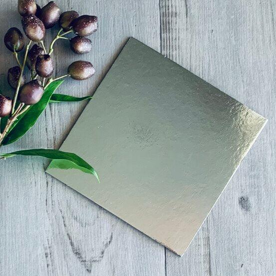 5" Square Cake Foil Board - Pack of 10 - centaur packaging