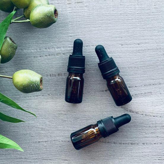 5ml Amber Bottle with Black Dropper - centaur packaging