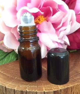 5ml Amber Thick Glass Bottle with Roller - centaur packaging