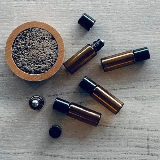 Amber 5ml Roller - Pack of 5 - centaur packaging