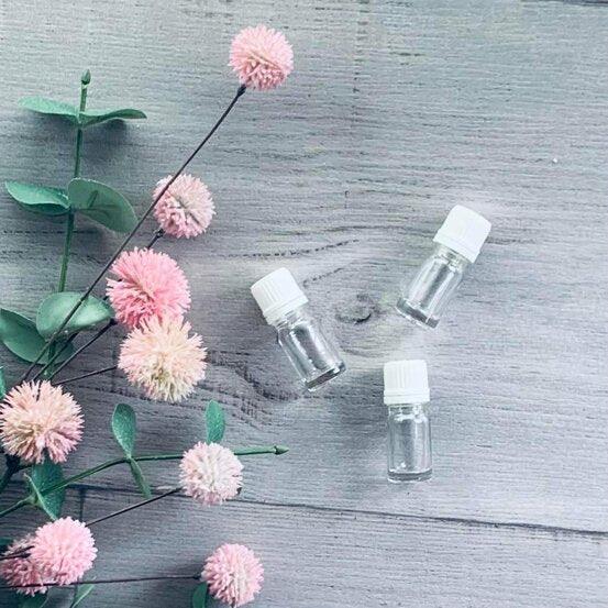 5ml Clear Thick Glass Bottle with White Tamper Evident Dripolator - centaur packaging