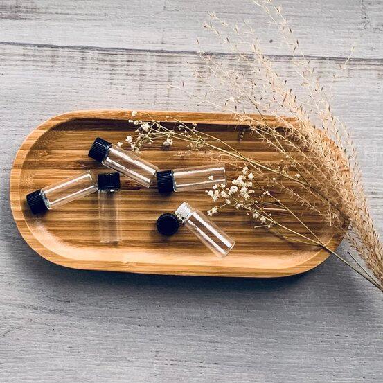 5ml Clear Thin Glass Bottle with Dripper - 5 pk - centaur packaging