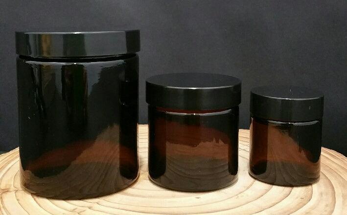60ml Amber Glass Jar - centaur packaging