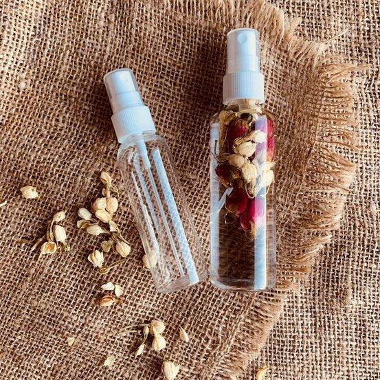 60ml Clear PET bottle with White Mister - centaur packaging