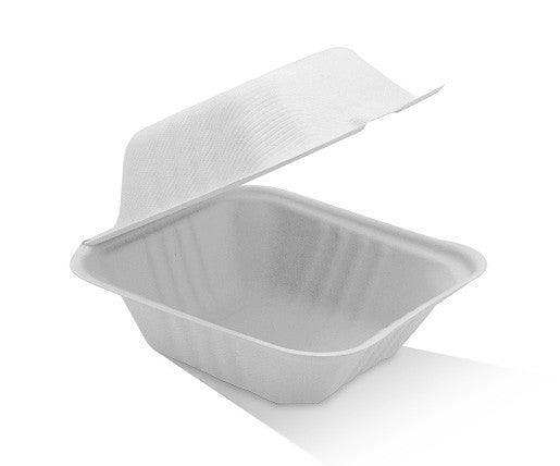Bagasse IP02 - 6inch Burger Clam-Pack of 50 - centaur packaging