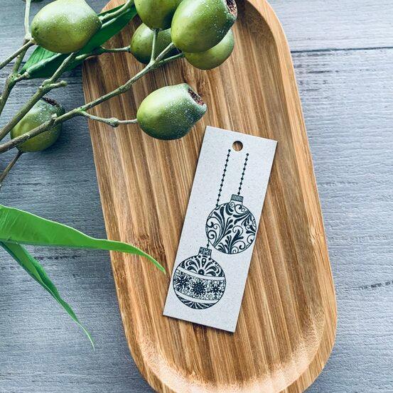 Baubles Gift Tag Kraft - 25pk - centaur packaging