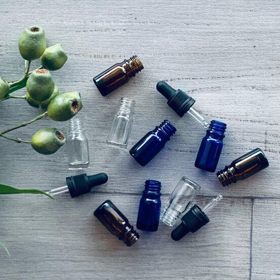 Black Glass Dropper to fit 5ml Bottle - centaur packaging