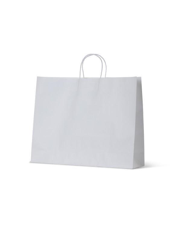 Boutique White Bag-W4-Pack of 50 - centaur packaging