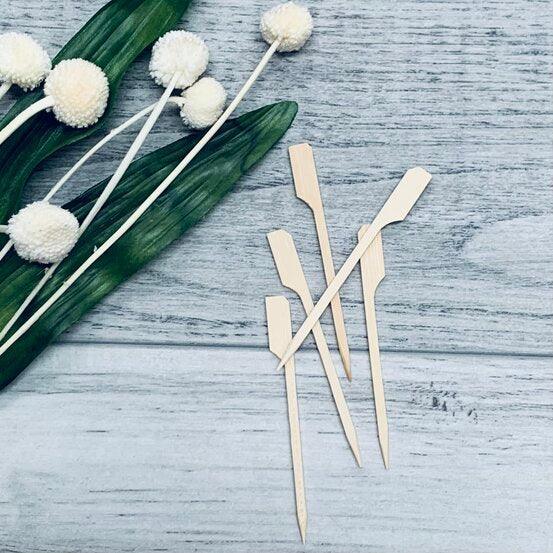 Budget Bamboo Boat Oar Skewer 90mm - Pack 100 - centaur packaging