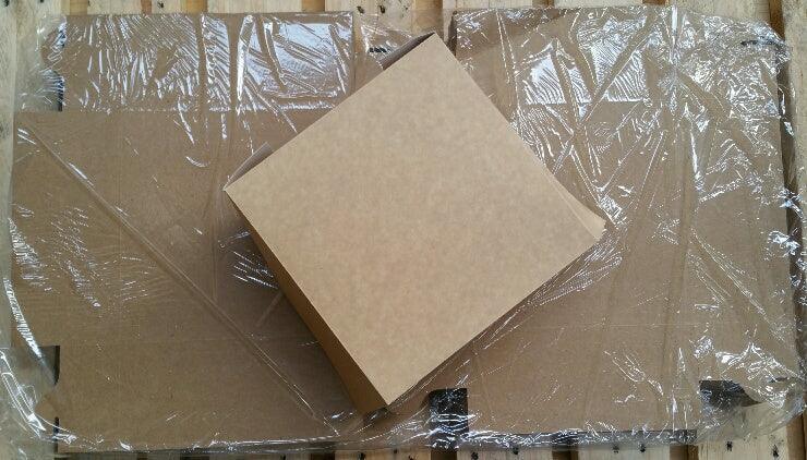 Cake Box-Kraft 9 x 9 x 4 - Pack of 100 - centaur packaging