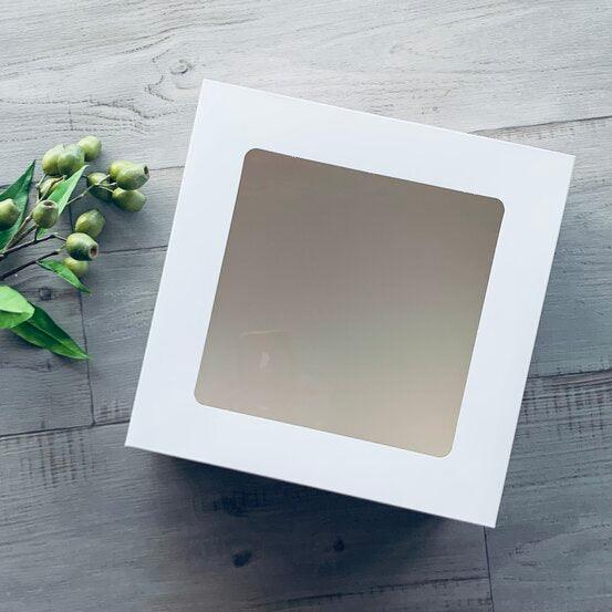 Cake Box With Window Lid 12" x 12" x 6" - centaur packaging