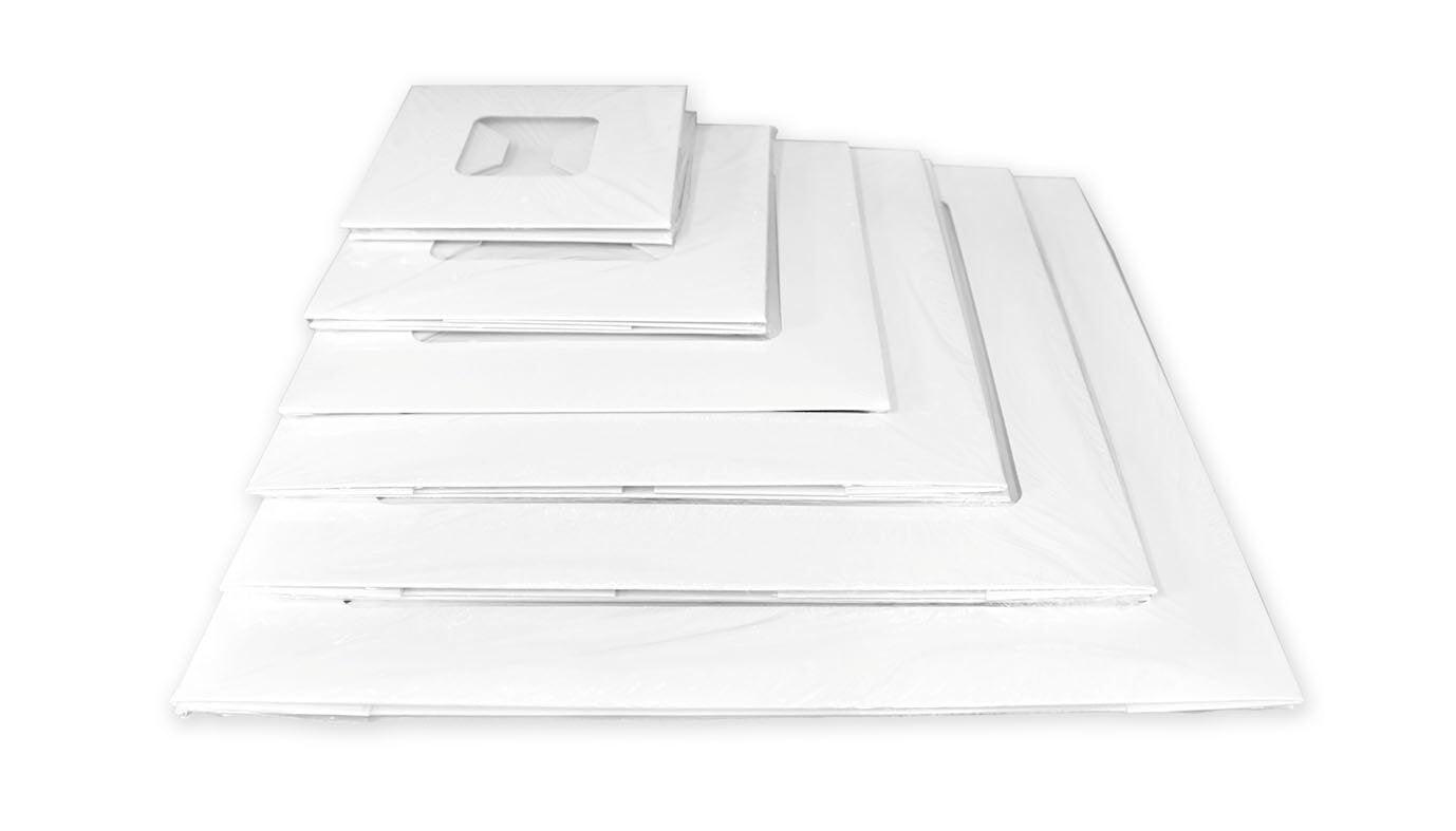 Cake Box With Window Lid 6" x 6" x 6" - centaur packaging