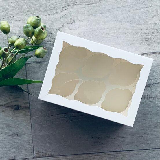 Cupcake Box with Window 6 Hole - Papyrus & Co - centaur packaging