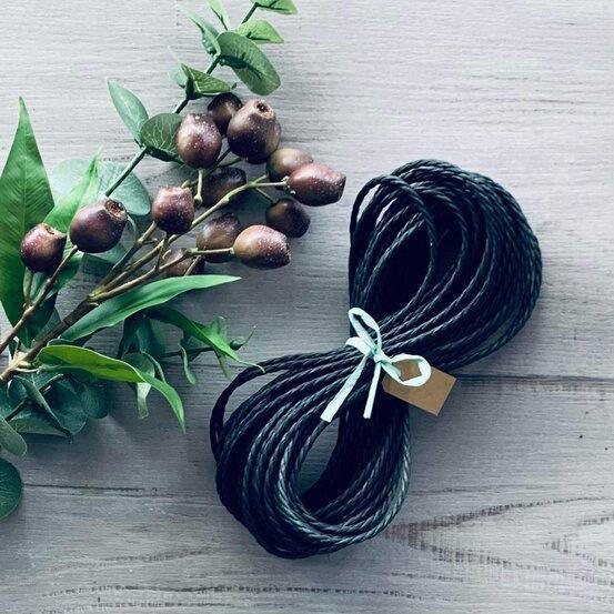 Danish Paper Rope - Black - centaur packaging