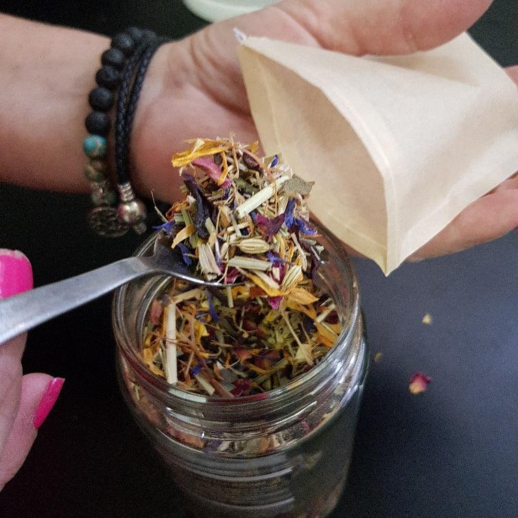 Disposable Hemp Tea Bags - Pk 100 - centaur packaging