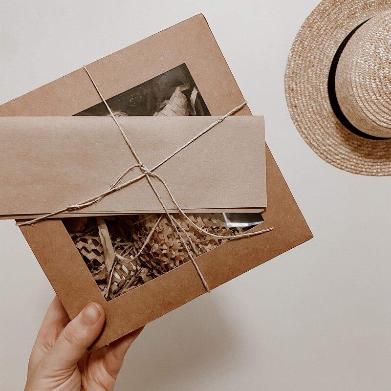 ECO - DISPLAY HAMPER - SMALL SQUARE - centaur packaging