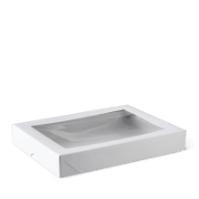 Flat Long Patisserie Box - Pack 50 - centaur packaging