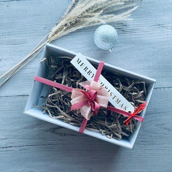 Hamper Gift Box Small White With Clear Lid - centaur packaging