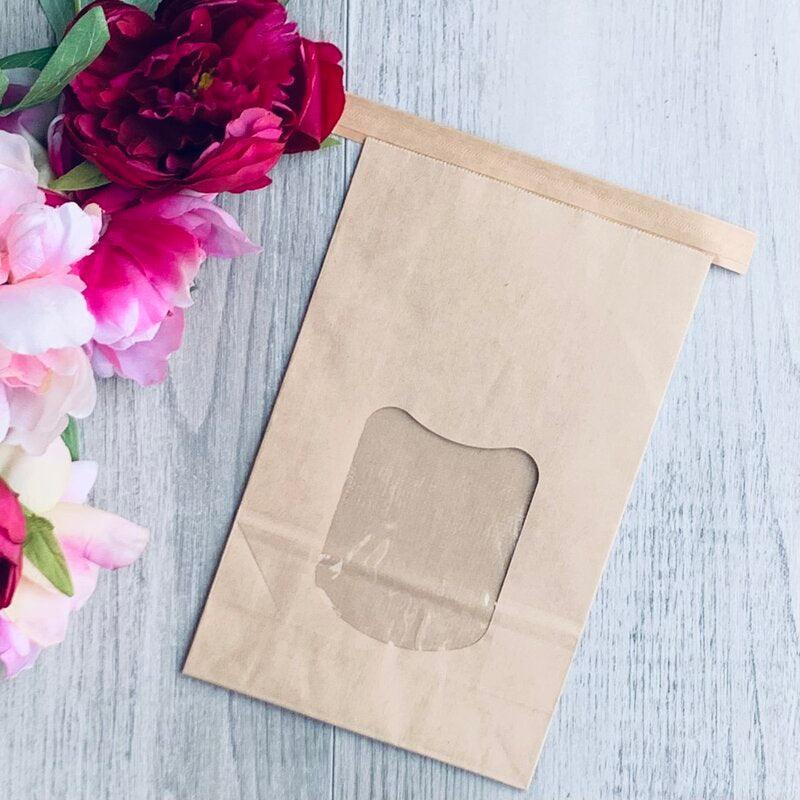 Large Brown Tin Tie Bag- Pack of 50 - centaur packaging