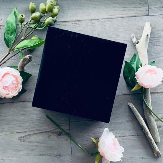 Large Gift Box with Lid - Black - centaur packaging