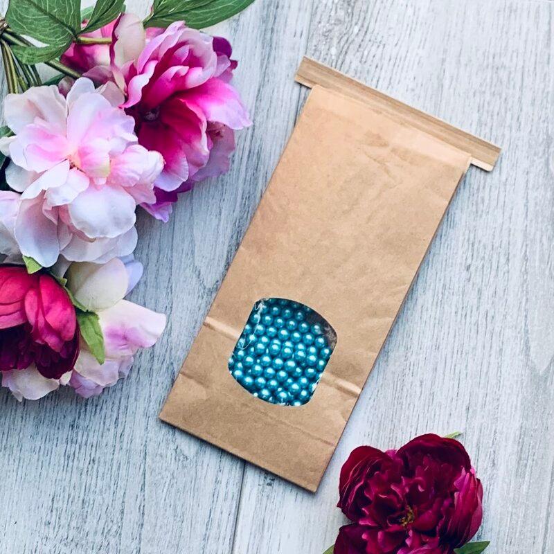 Medium Brown Tin Tie Bag- Pack of 50 - centaur packaging