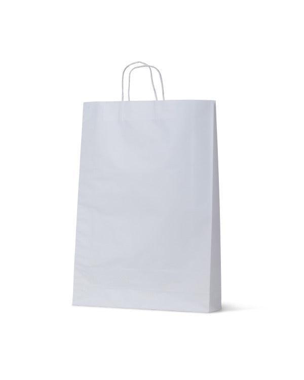 Medium White Bag-W2-Pack of 50 - centaur packaging