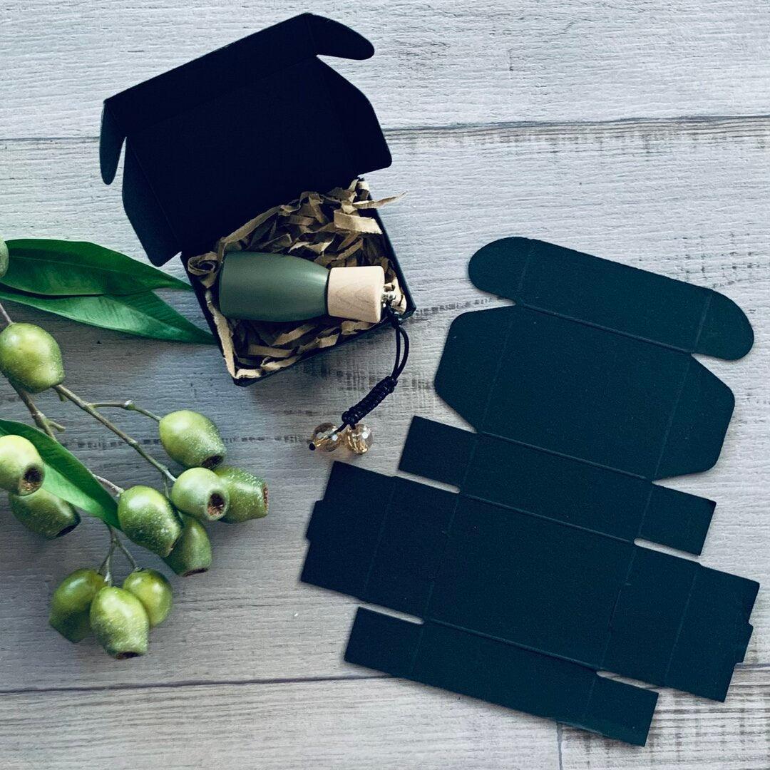 Mini Gift Box Rectangle - Black - centaur packaging