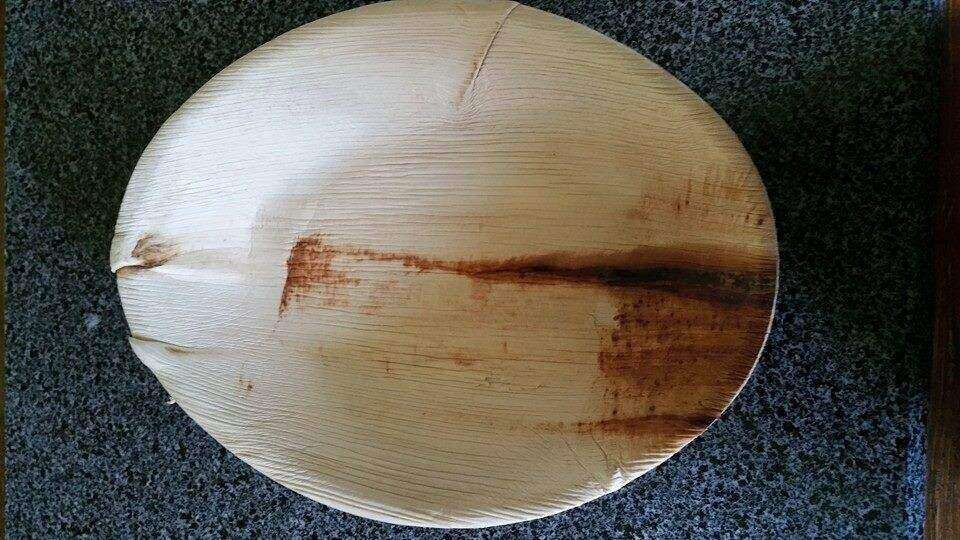 Oval Palm Leaf Deep Serving Bowl - centaur packaging