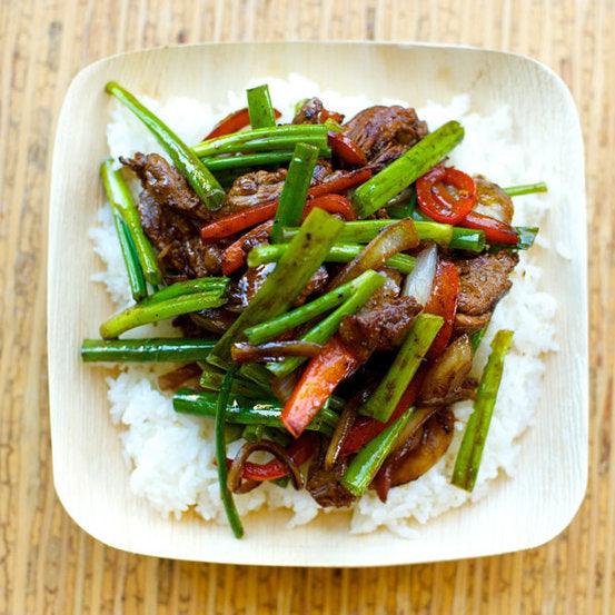 Palm Leaf Square Shallow Plate 8" - Pack of 20 - centaur packaging