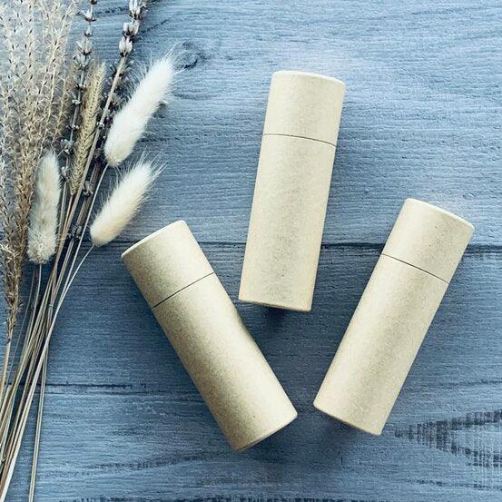 Paper Push Kraft tube with rolled edge - 60ml - centaur packaging