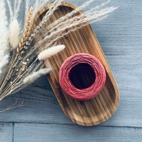 Paper Raffia 4mm x 100mt - Dusty Rose - centaur packaging