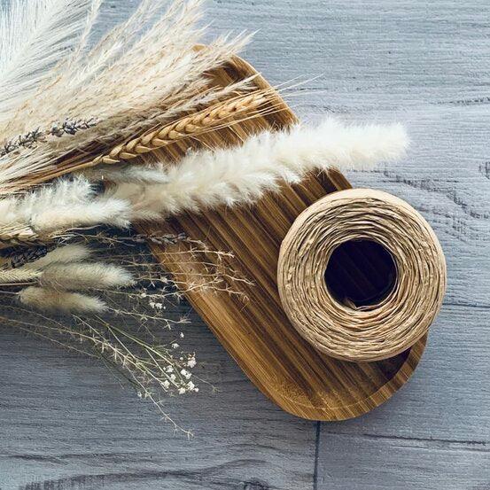 Paper Raffia 4mm x 100mt - Natural - centaur packaging