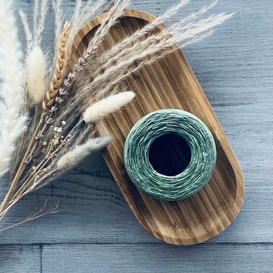 Paper Raffia 4mm x 100mt - Sage - centaur packaging