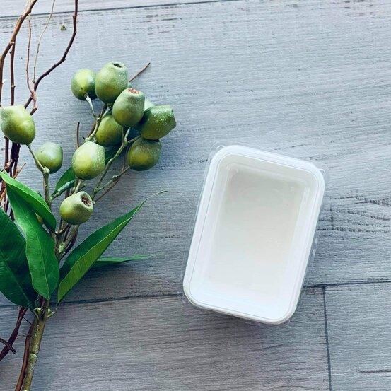 PET Lid to fit 10oz Sugarcane Bowl Rectangle - centaur packaging